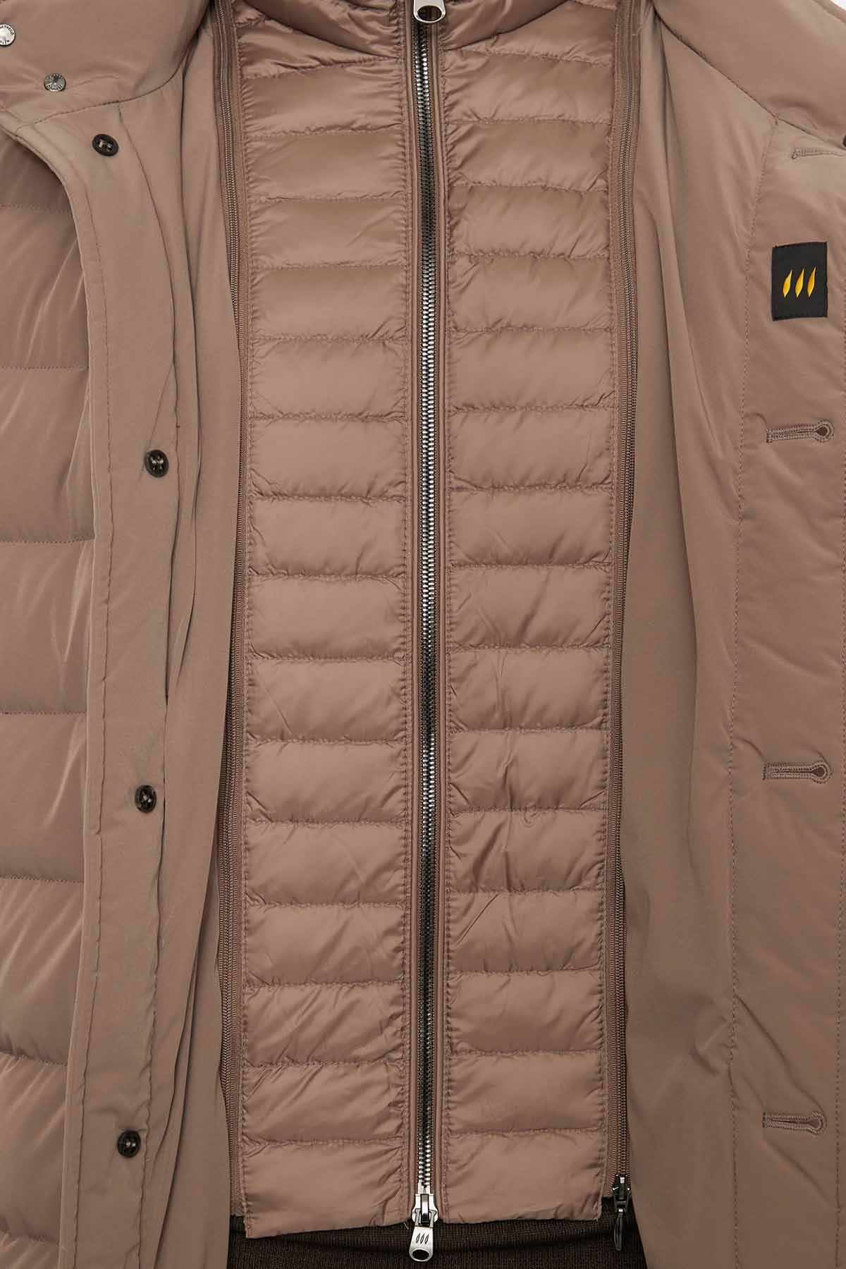 Hetrego Urban Demonte İç Parçalı Puffer Mont-Mont-Libas
