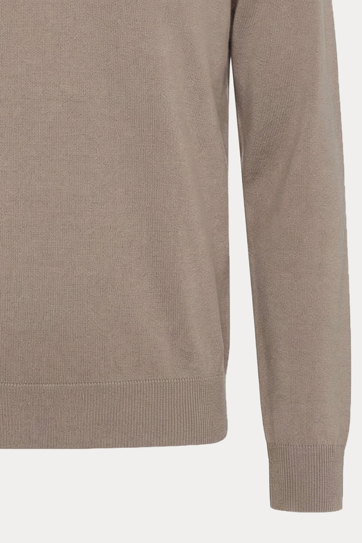 Gran Sasso Balıkçı Yaka İnce Örgü Yün Triko