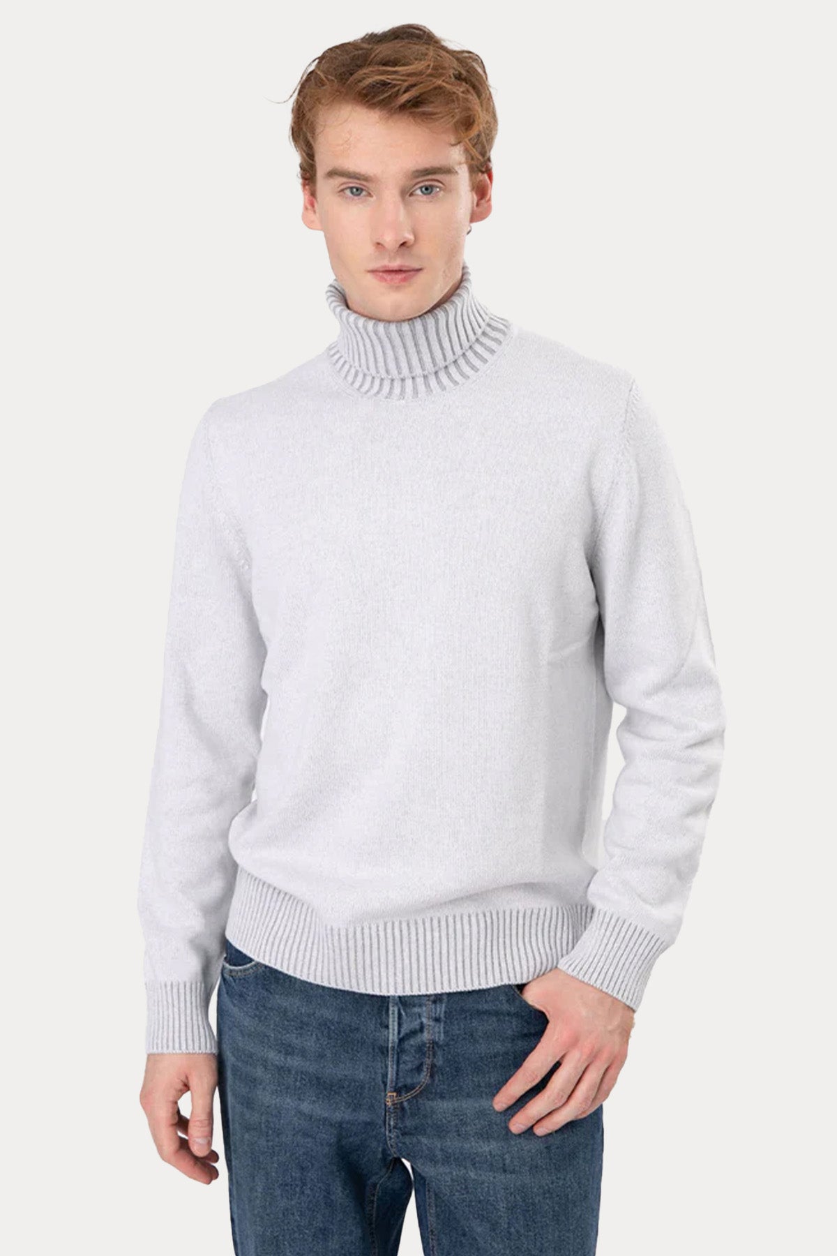 Gran Sasso Balıkçı Yaka Kaşmir Yün Örgü Triko