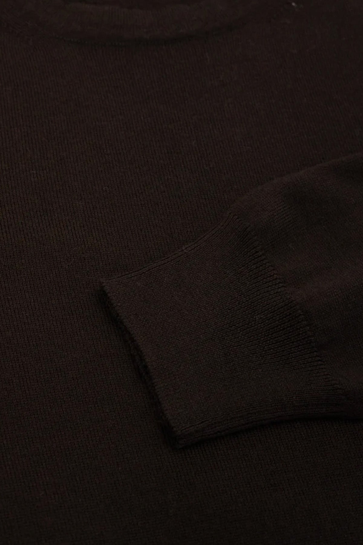 Gran Sasso Yuvarlak Yaka İnce Örgü Yün Triko