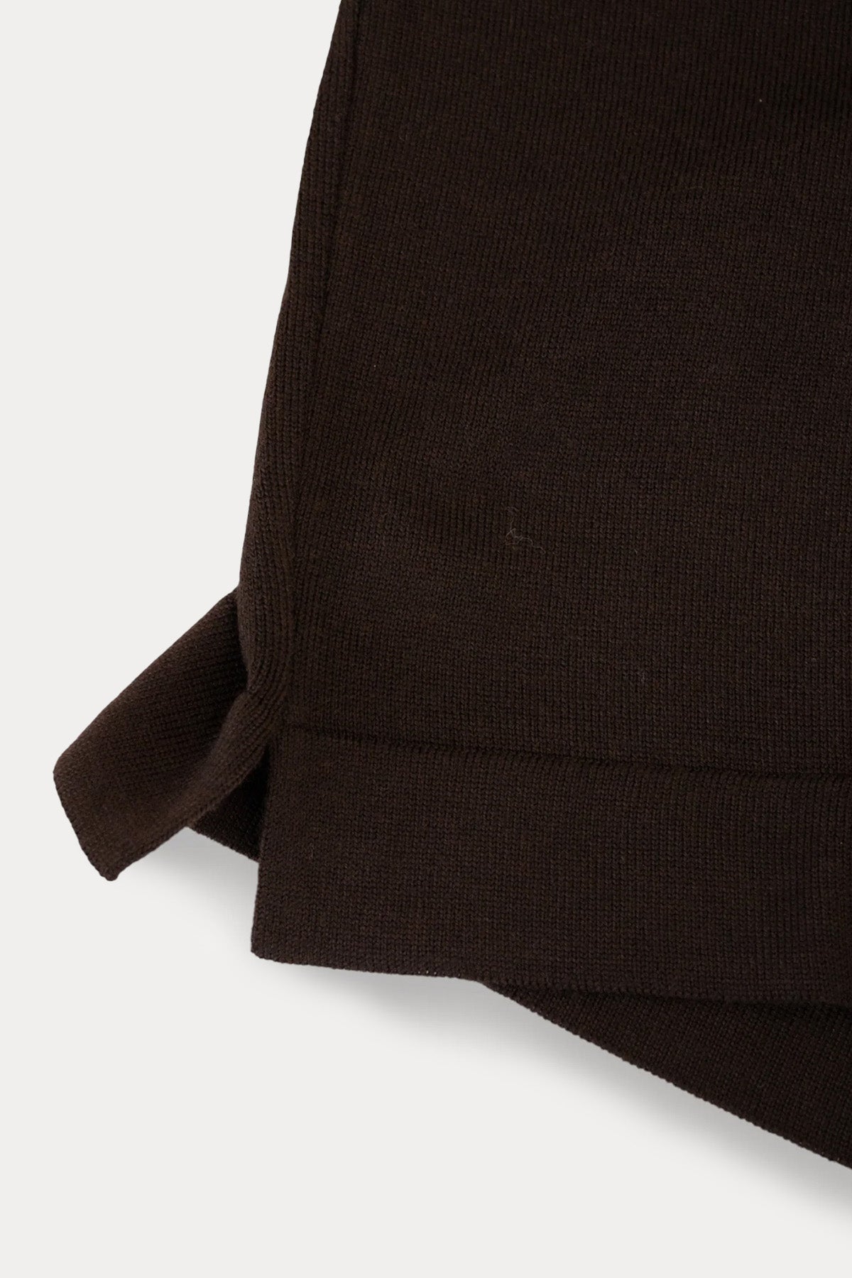 Gran Sasso Yuvarlak Yaka İnce Örgü Yün Triko