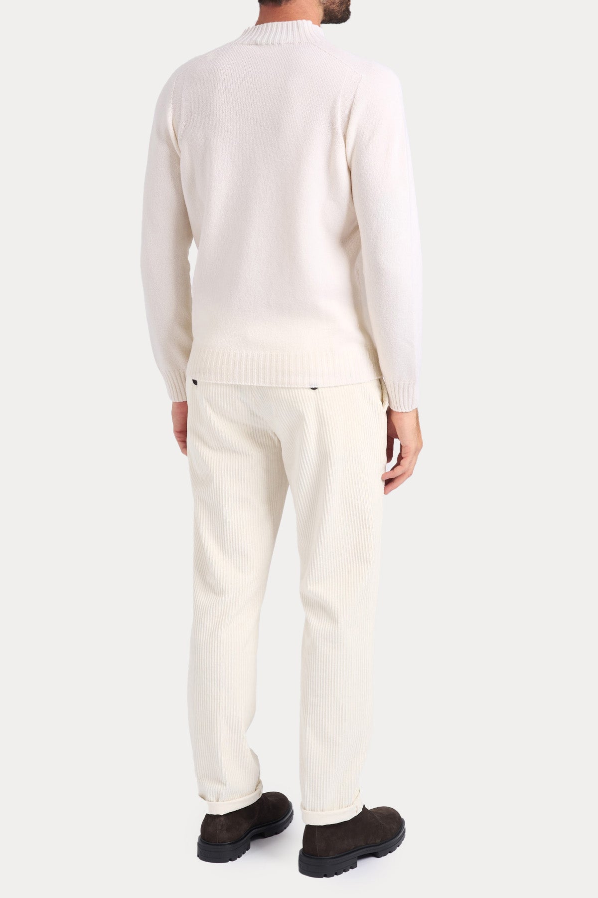 Gran Sasso Perkins Yaka Örgü Yün Triko