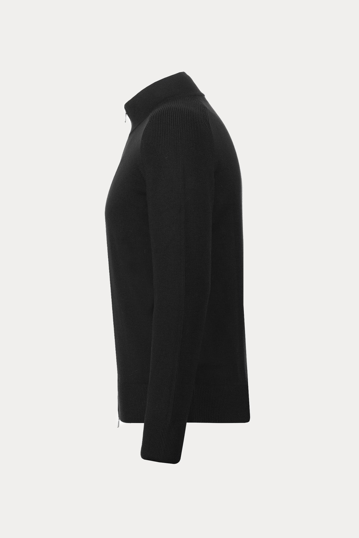 Gran Sasso Dik Yaka Örgü Su Geçirmez Triko Ceket