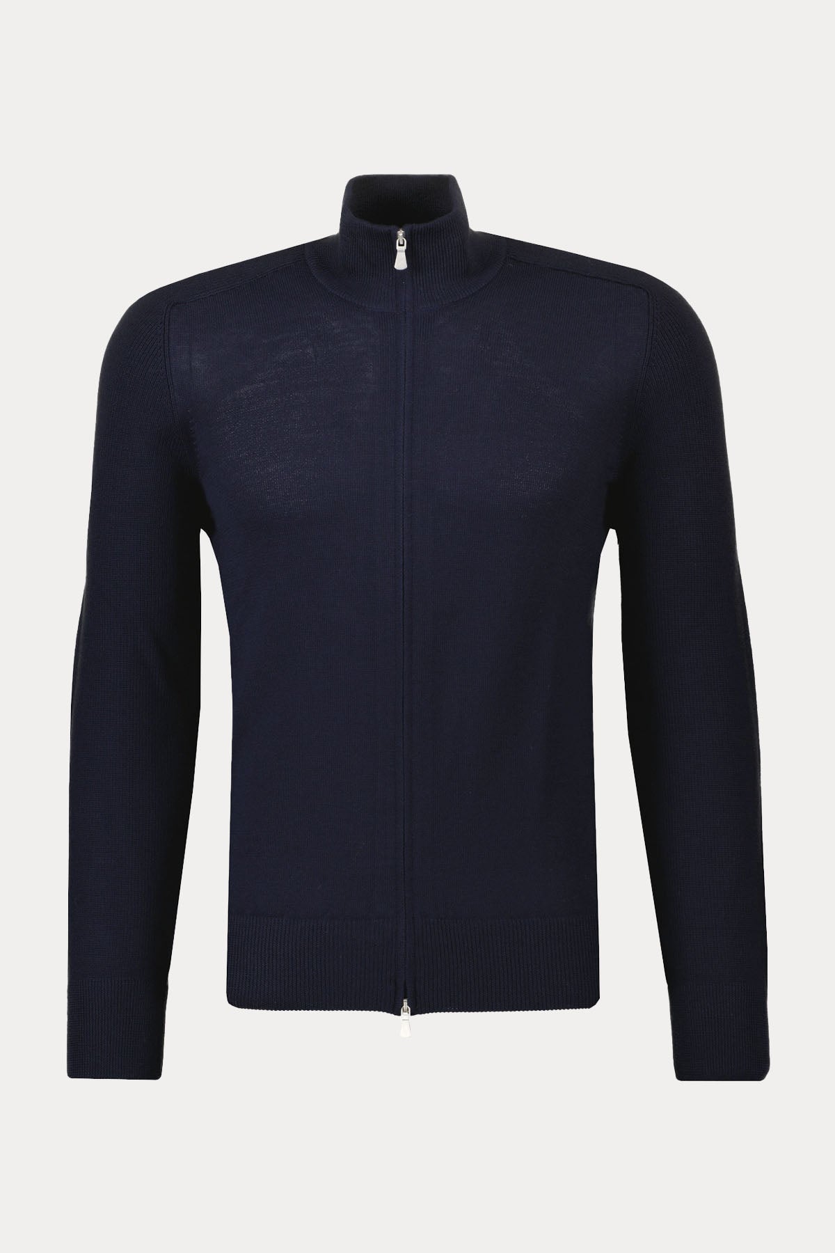 Gran Sasso Dik Yaka Örgü Su Geçirmez Triko Ceket