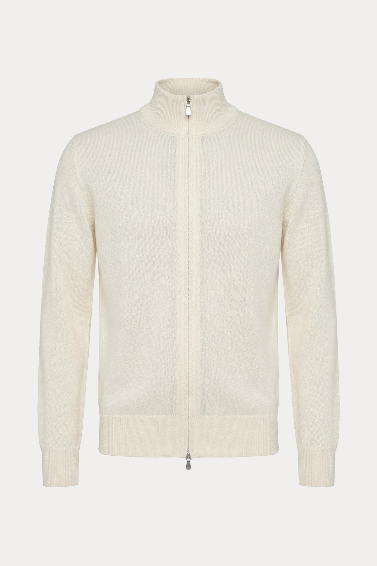 Gran Sasso Dik Yaka Örgü Su Geçirmez Triko Ceket