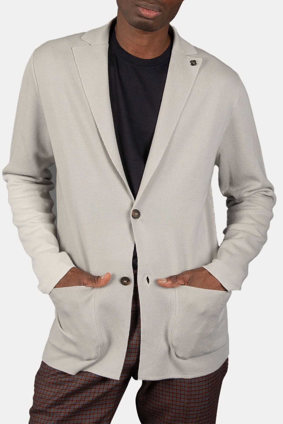 Gran Sasso Örgü Yün Triko Blazer Ceket