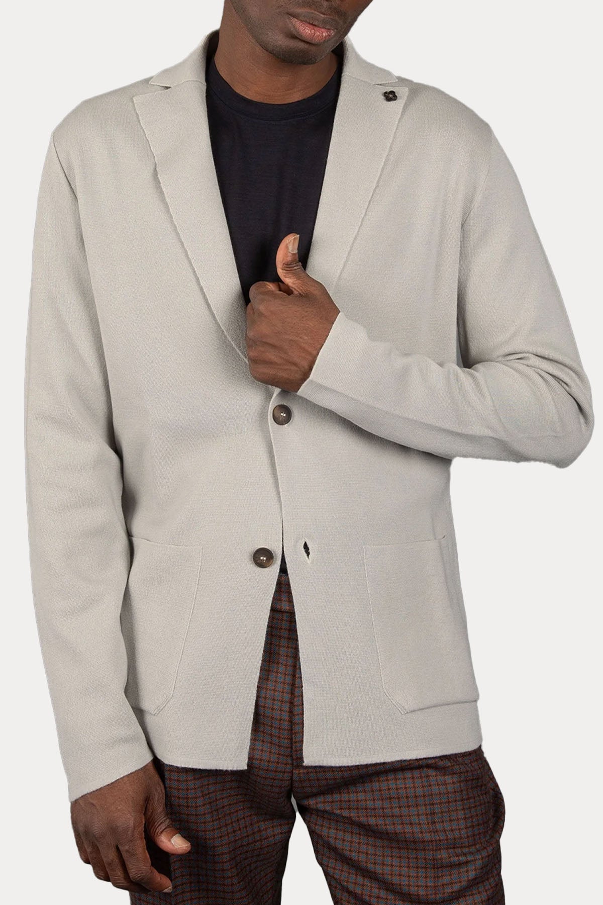 Gran Sasso Örgü Yün Triko Blazer Ceket