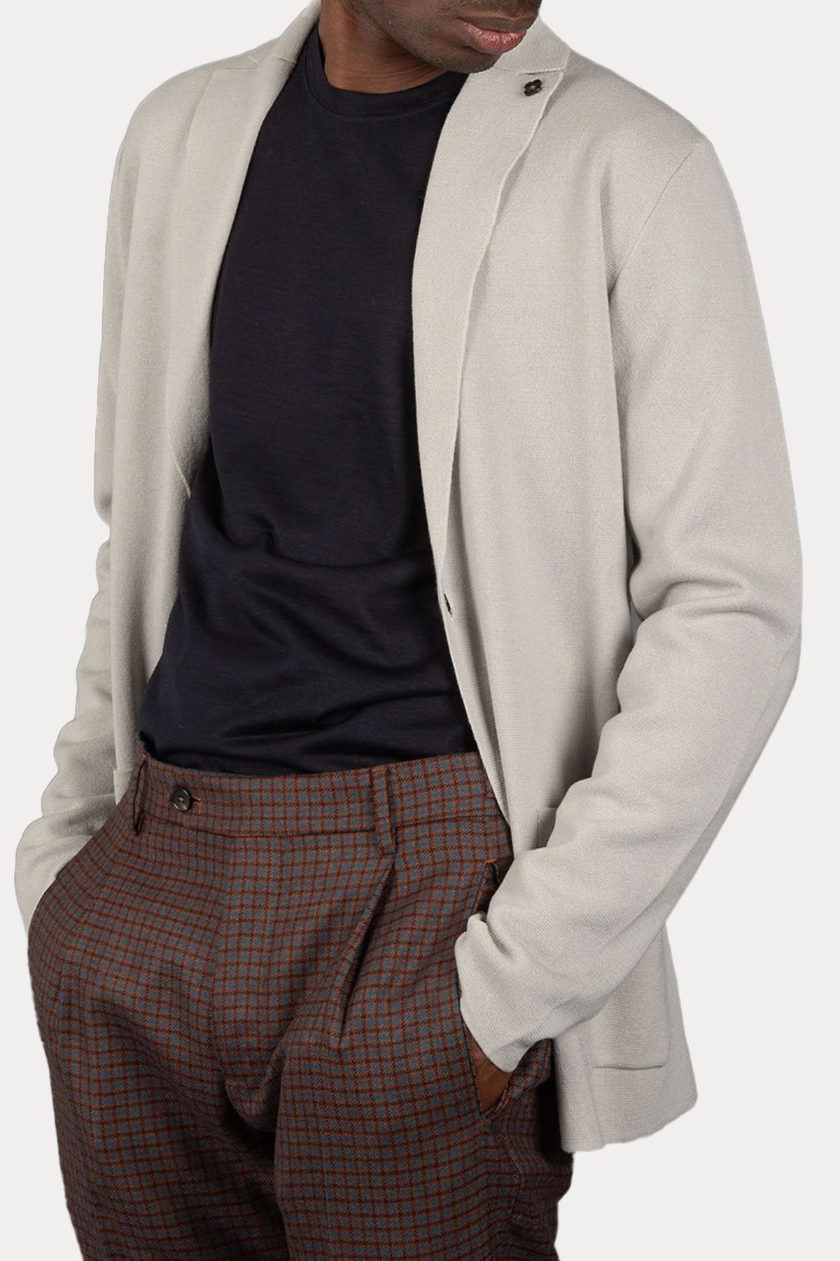 Gran Sasso Örgü Yün Triko Blazer Ceket