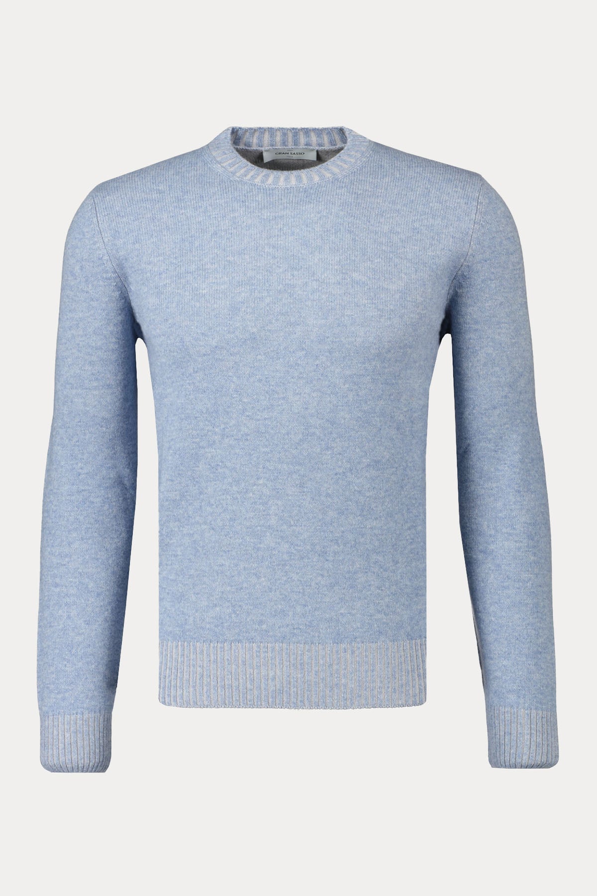 Gran Sasso Yuvarlak Yaka Kaşmir Örgü Yün Triko