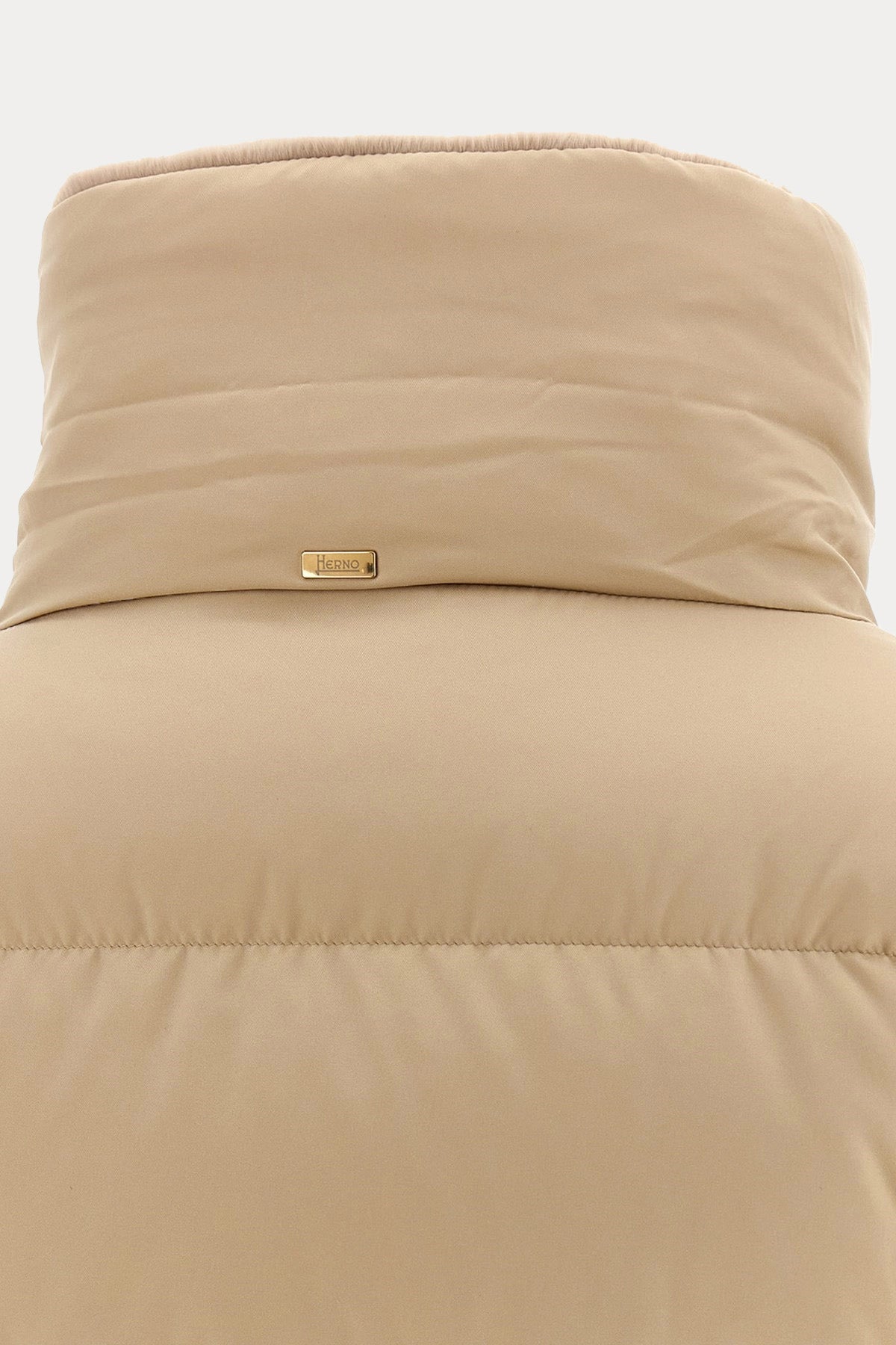 Herno Regular Fit Kürklü Peluş Yaka Puffer Mont