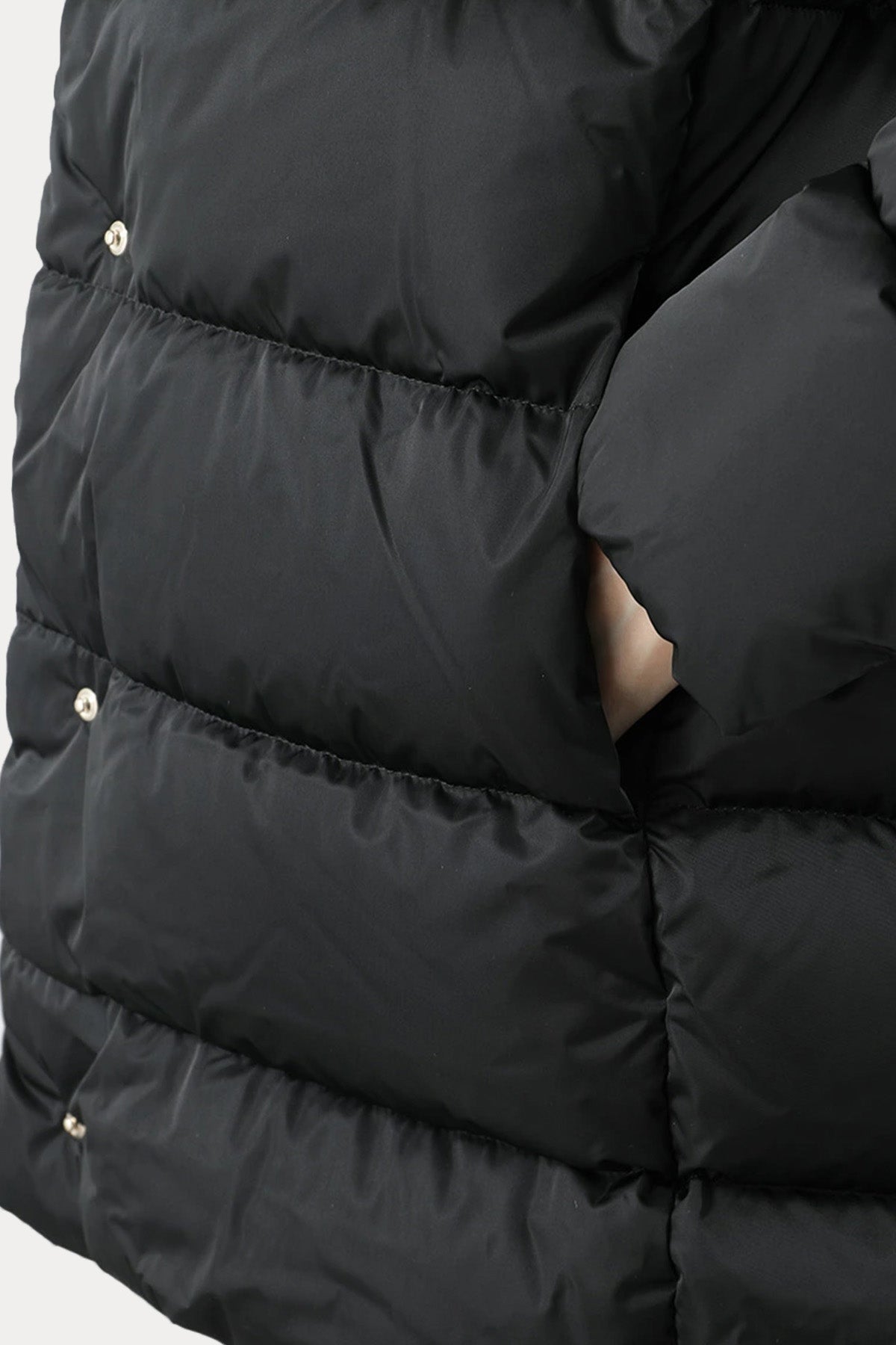 Herno Demonte İçi Kürklü Kapüşonlu Puffer Mont