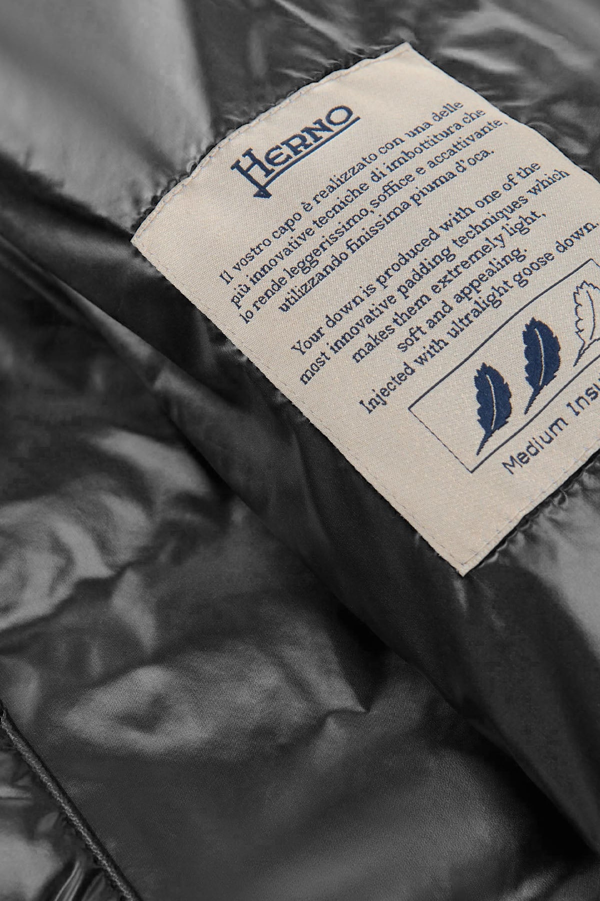 Herno Slim Fit İnce Puffer Mont Ceket