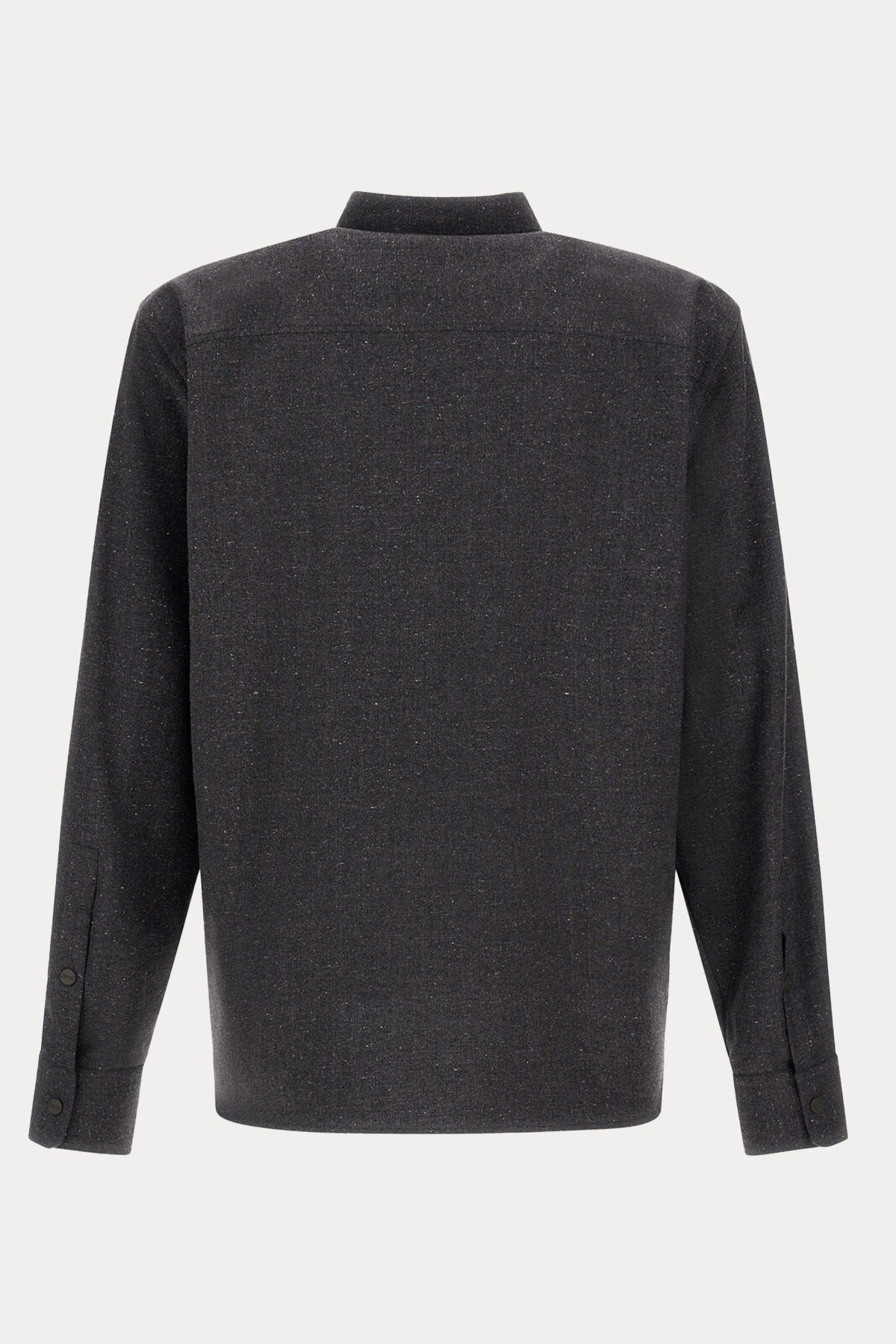 Herno Resort Regular Fit Klasik Yaka İpek Yün Gömlek