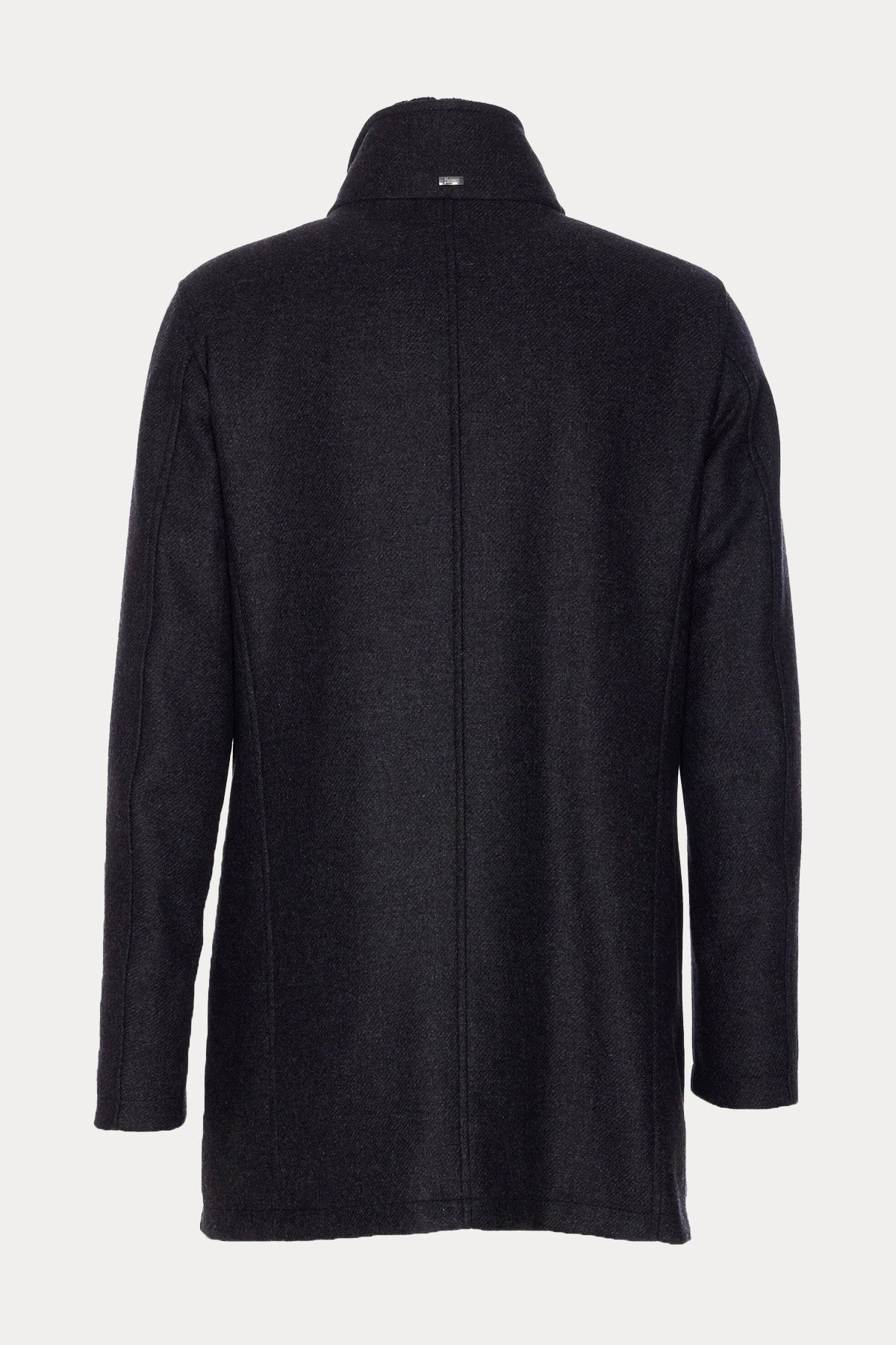 Herno Peluş Yaka Yün Kaban