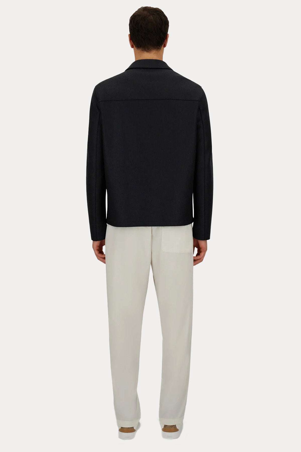 Herno Regular Fit Cep Detaylı Yün Gömlek Ceket