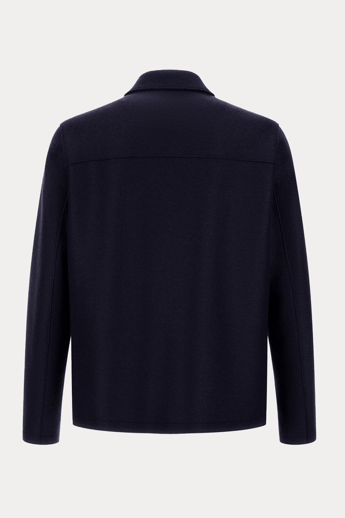 Herno Regular Fit Cep Detaylı Yün Gömlek Ceket