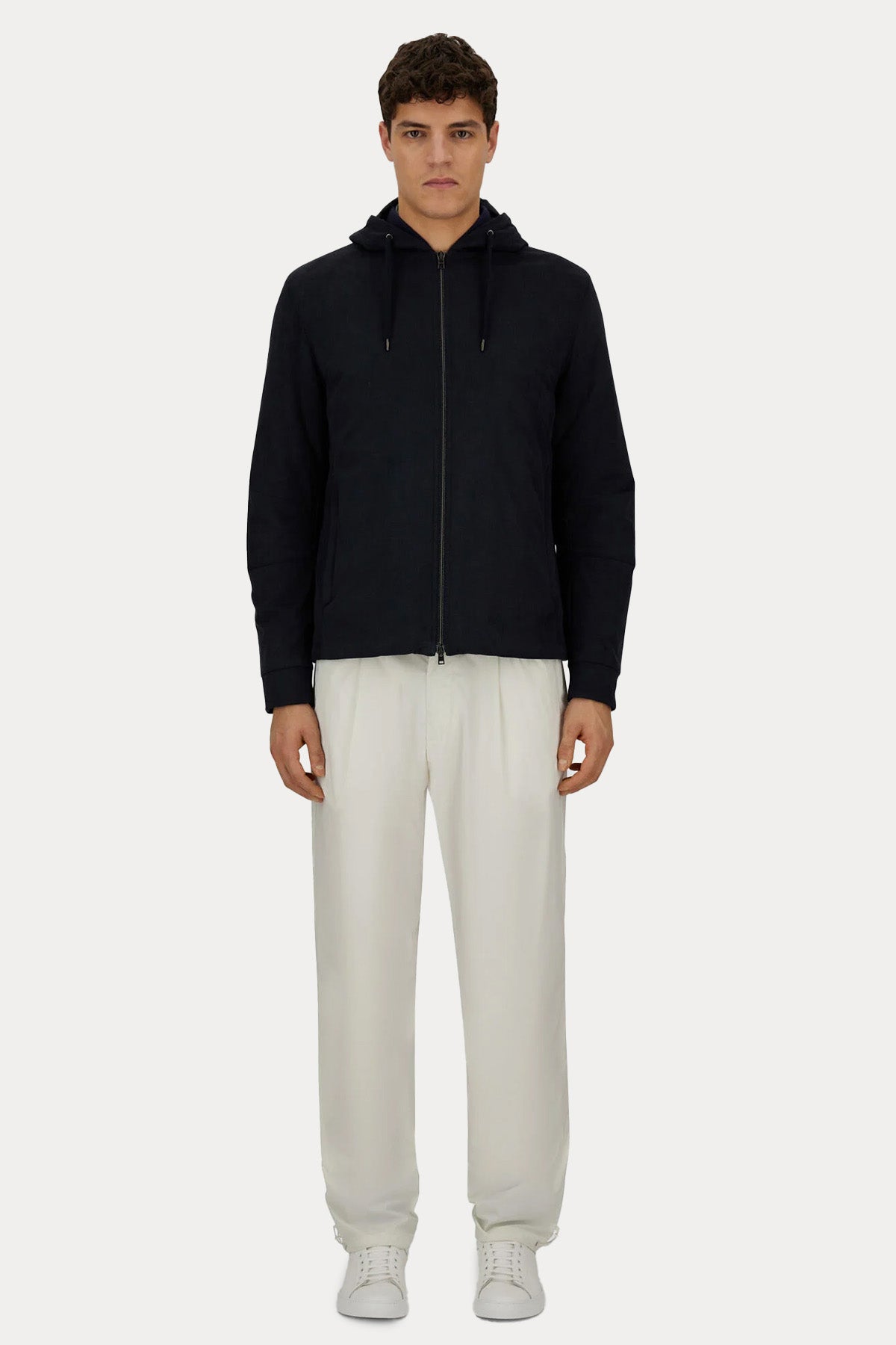 Herno Resort Kapüşonlu Streç Ceket