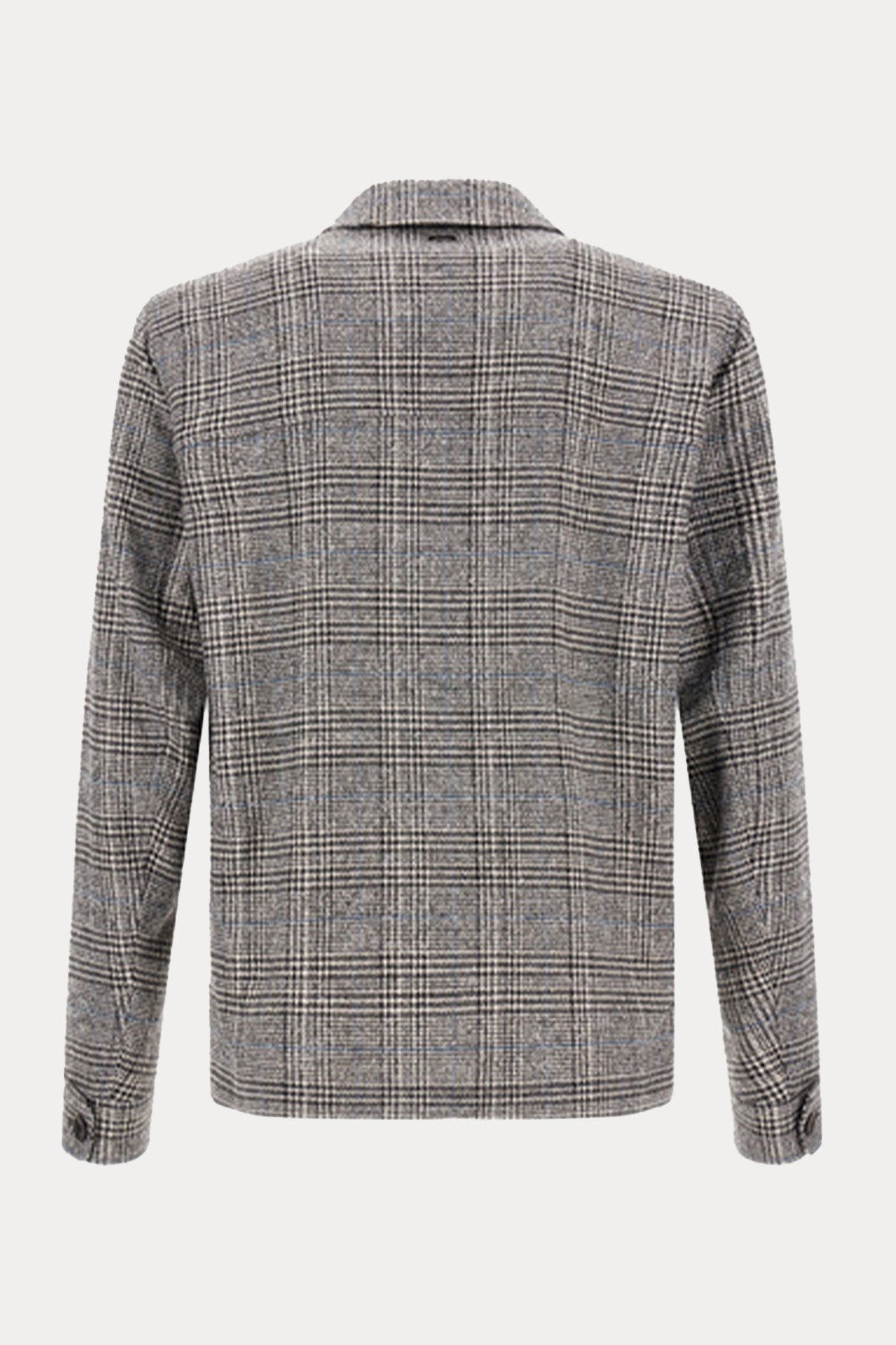 Herno Resort Ekose Desenli Yün Ceket