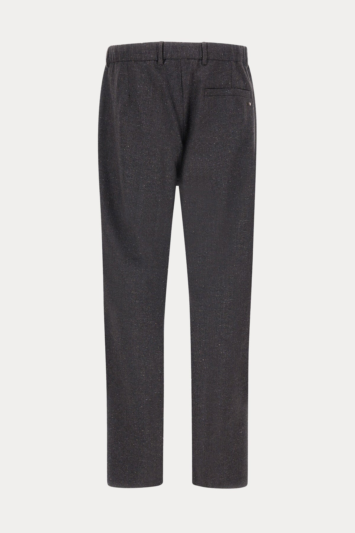 Herno Resort Regular Fit Beli Lastikli Tek Pile Yün Pantolon