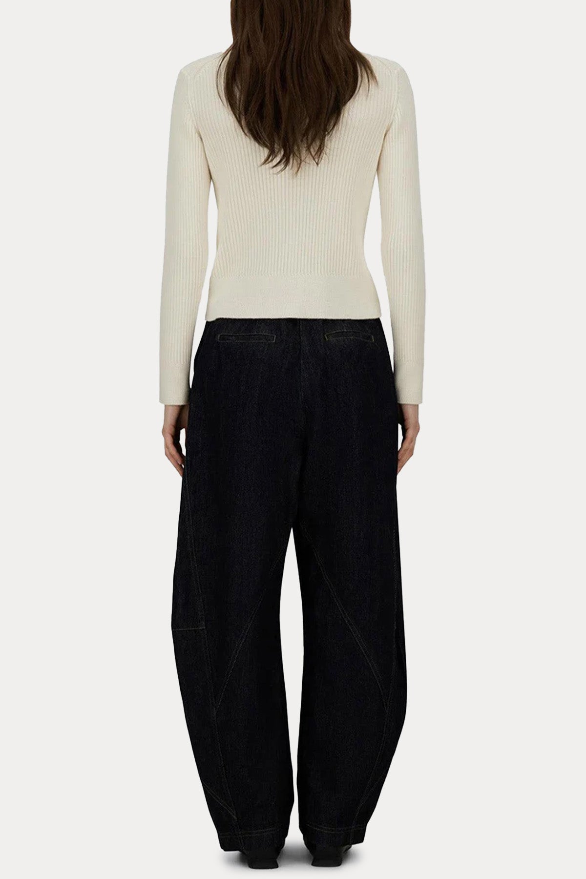 Herno Slim Fit Dik Yakalı Örgü Yün Triko Ceket