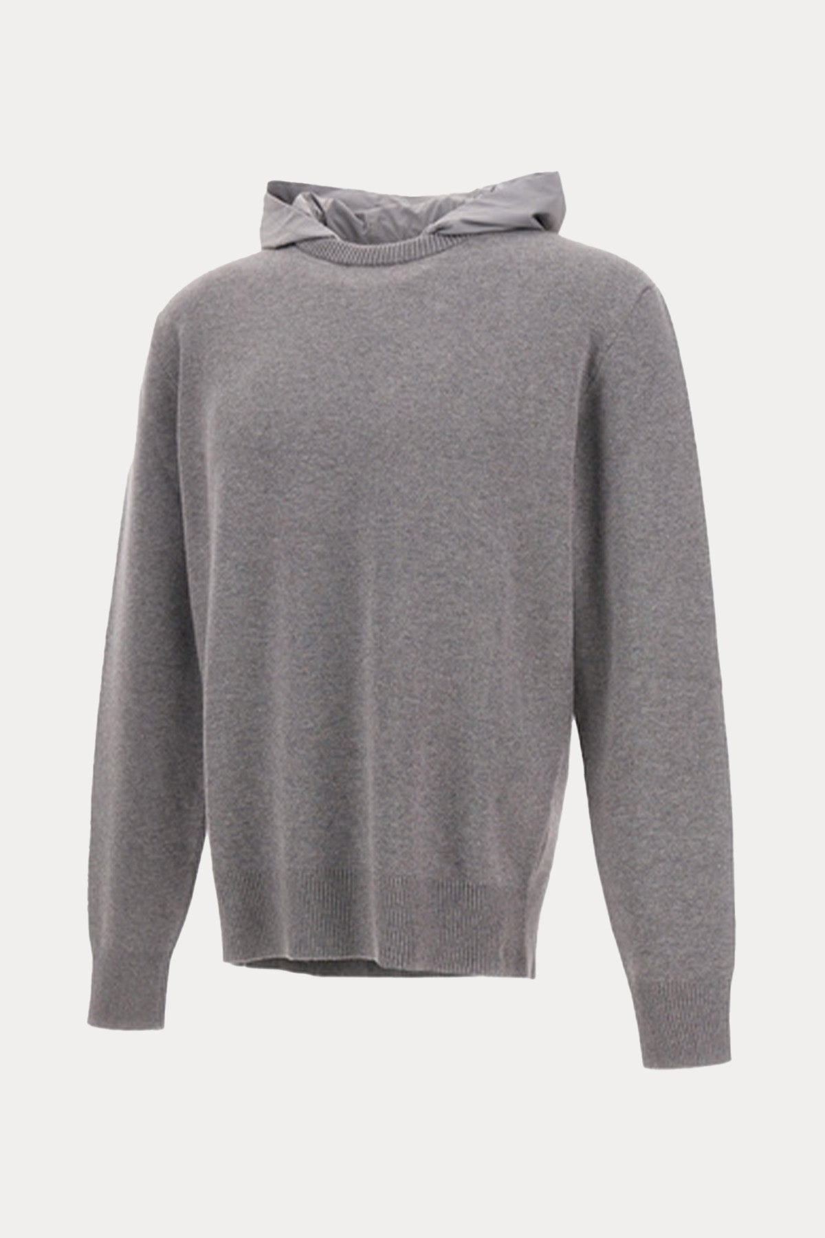 Herno Kapüşonlu İnce Örgü Triko