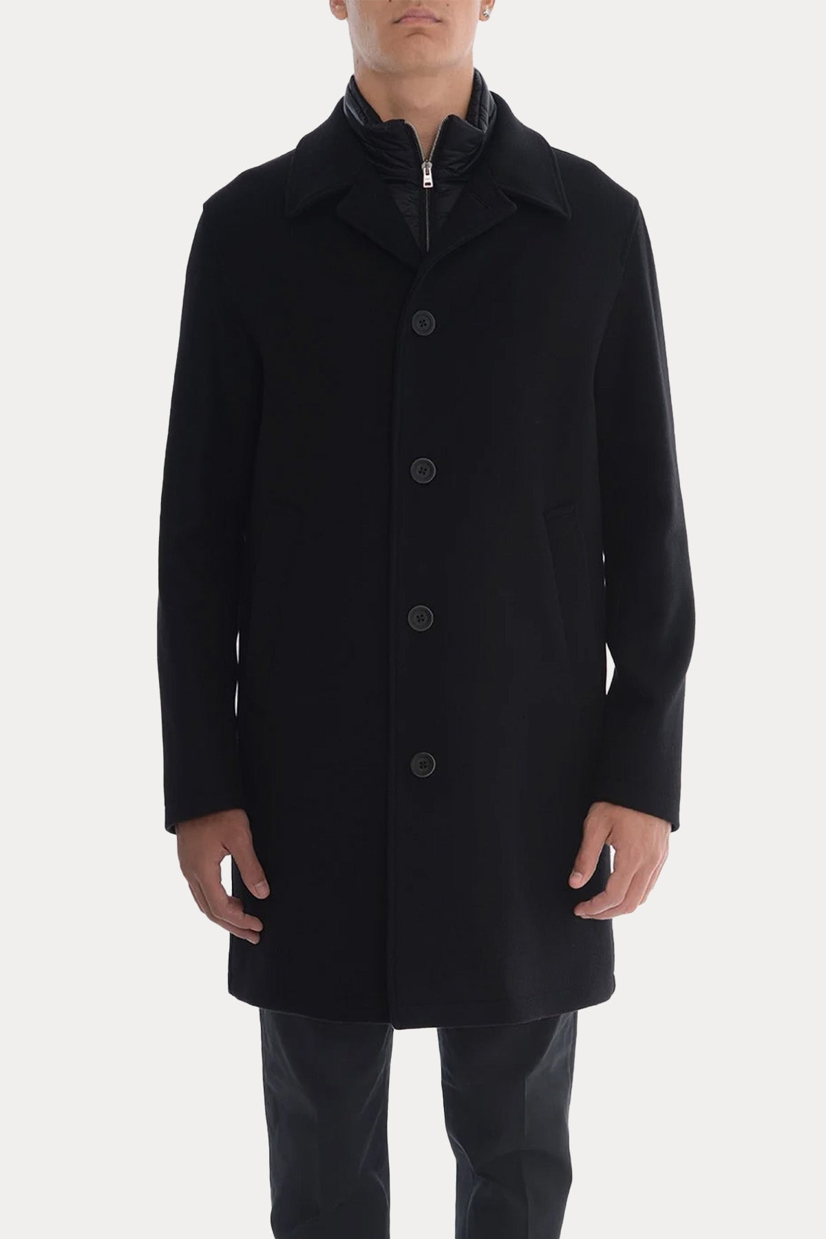 Herno Demonte İç Parçalı Yün Palto