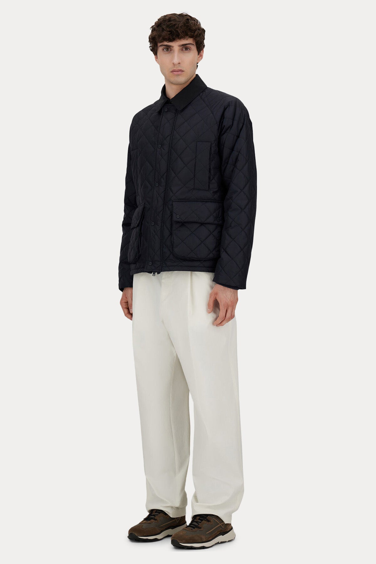 Herno Kapitone Desen Spor Cepli Mont Ceket