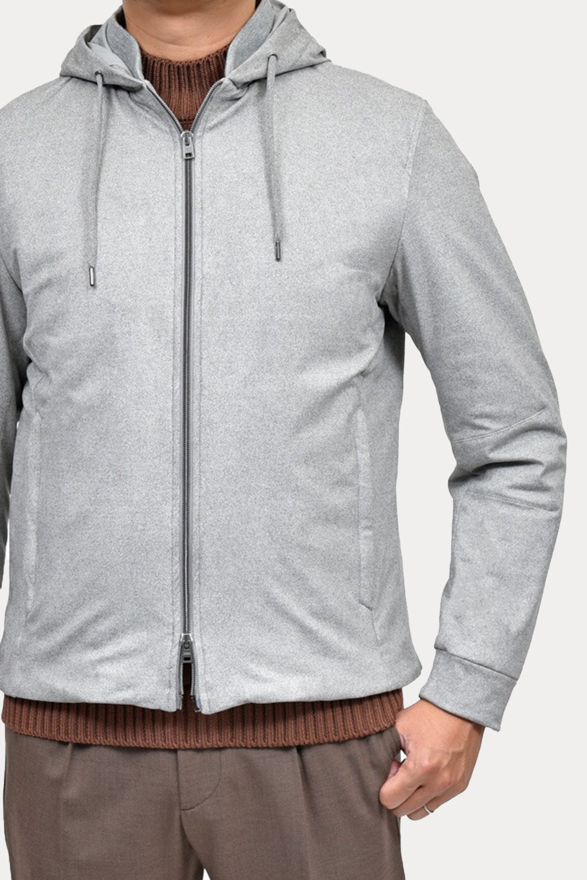 Herno Resort Kapüşonlu Streç Ceket