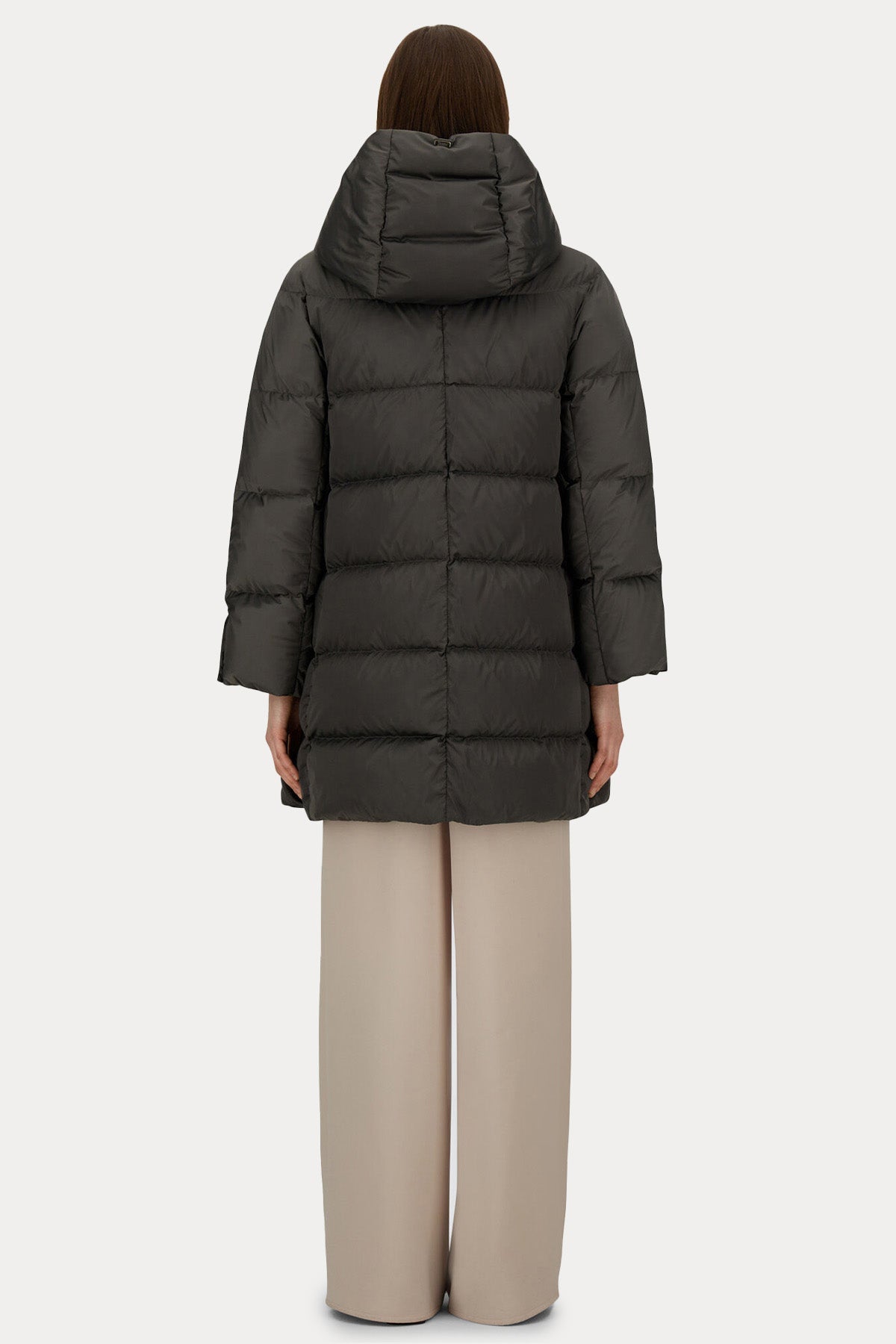 Herno Geniş Kesim Kapüşonlu Puffer Mont
