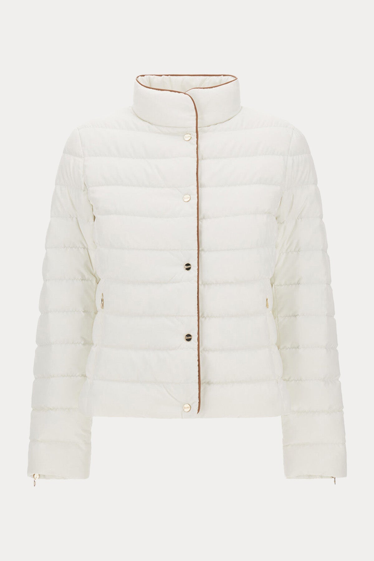 Herno Slim Fit Dik Yaka Puffer Ceket Mont