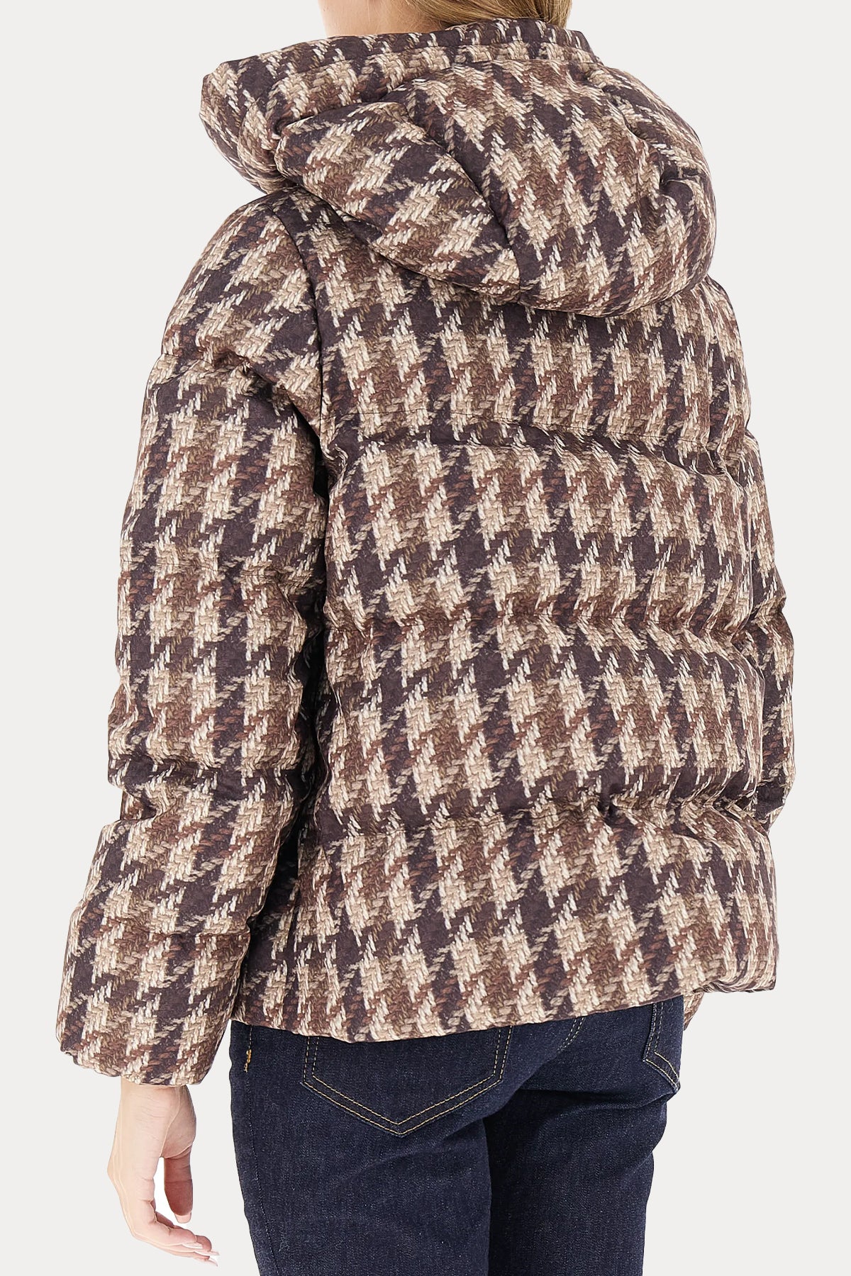 Herno Regular Fit Dik Yaka Puffer Mont