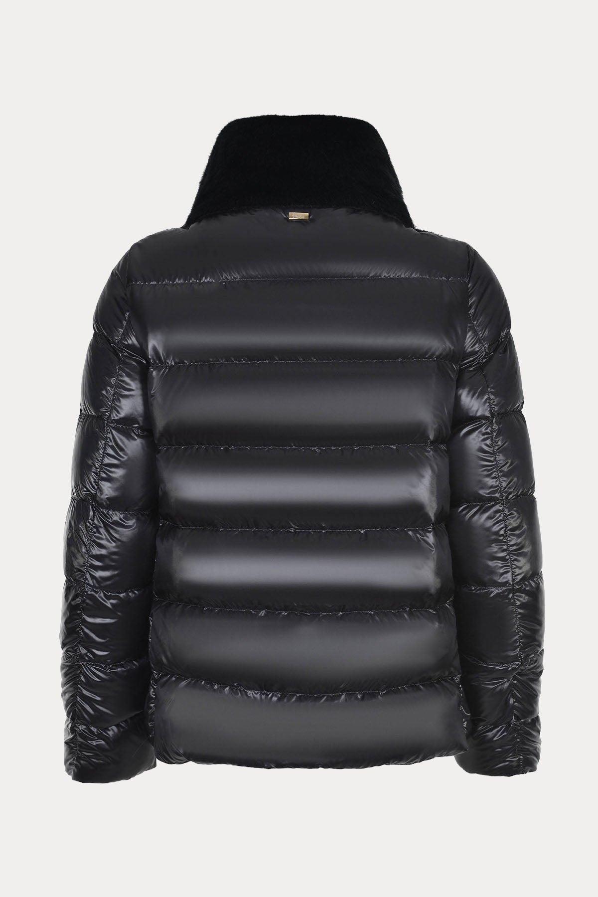 Herno Kürk Detaylı Dik Yaka Puffer Mont