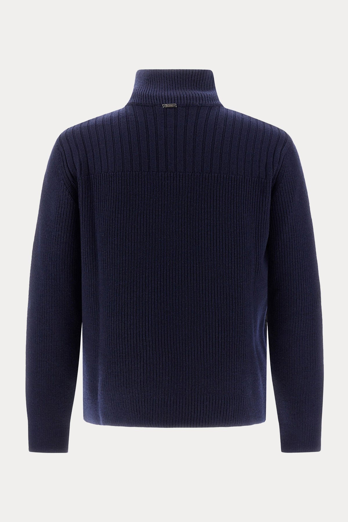 Herno Regular Fit Dik Yaka Puffer Yün Ceket