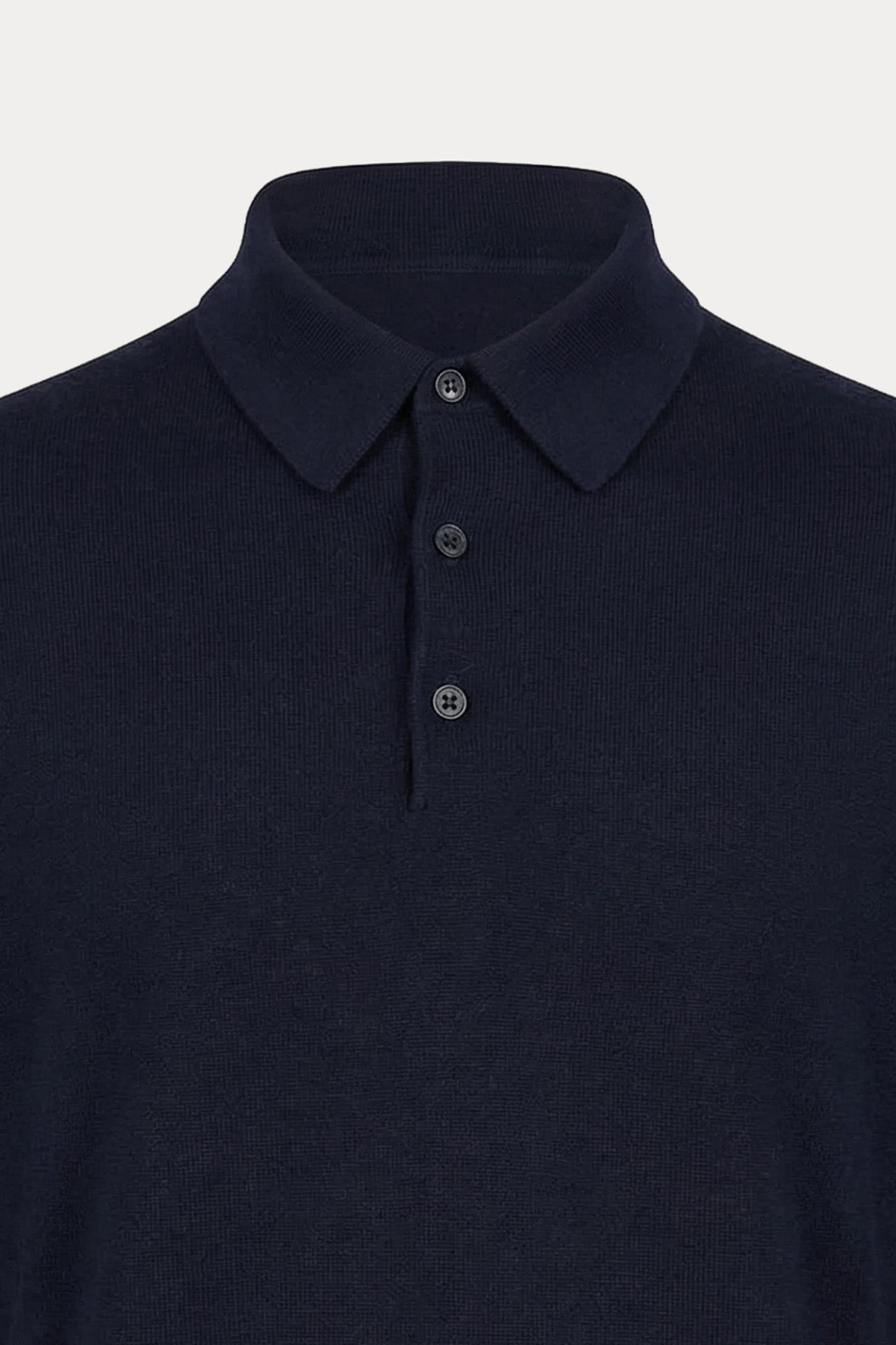 Fradi Polo Yaka İnce Örgü Yün Triko