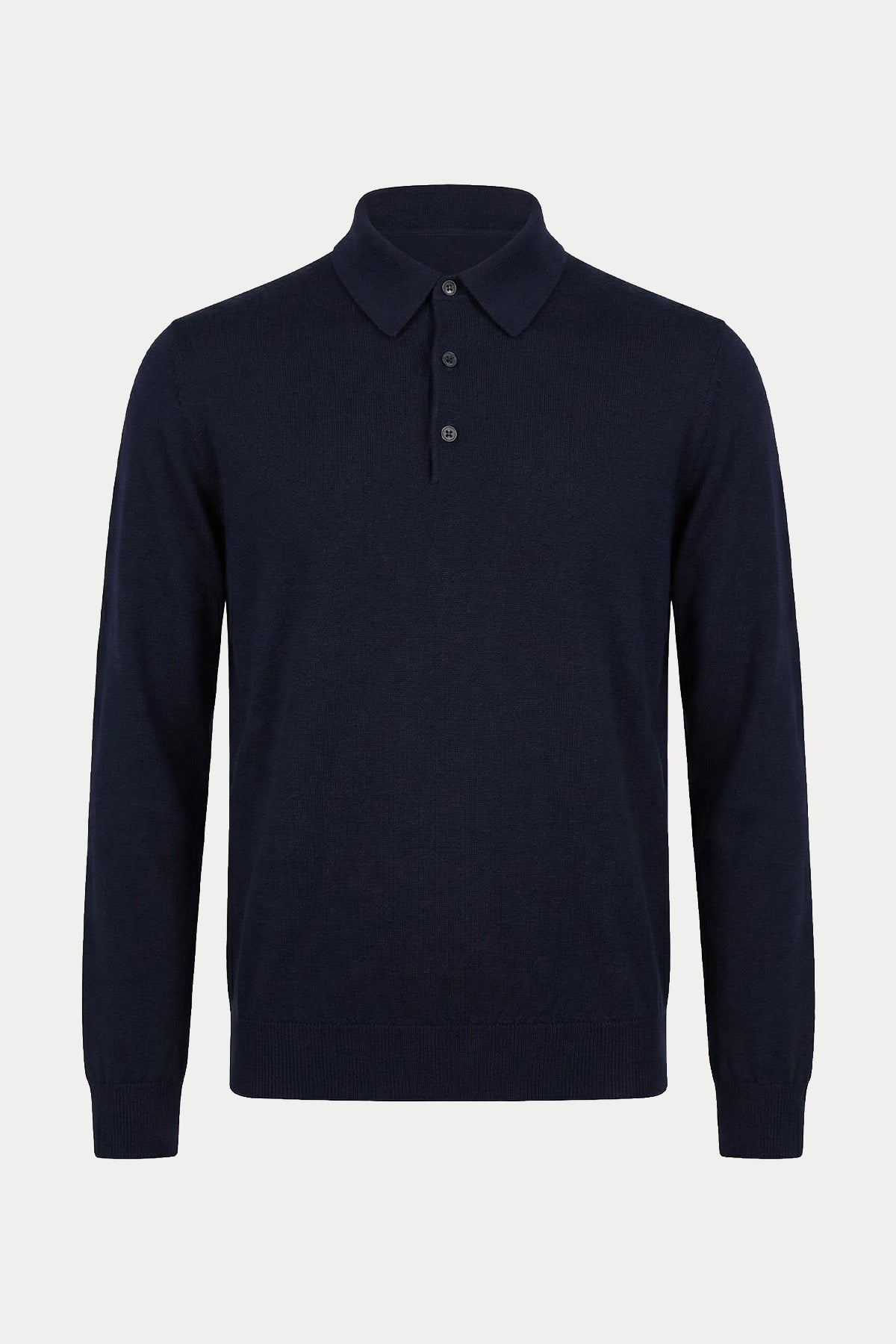 Fradi Polo Yaka İnce Örgü Yün Triko