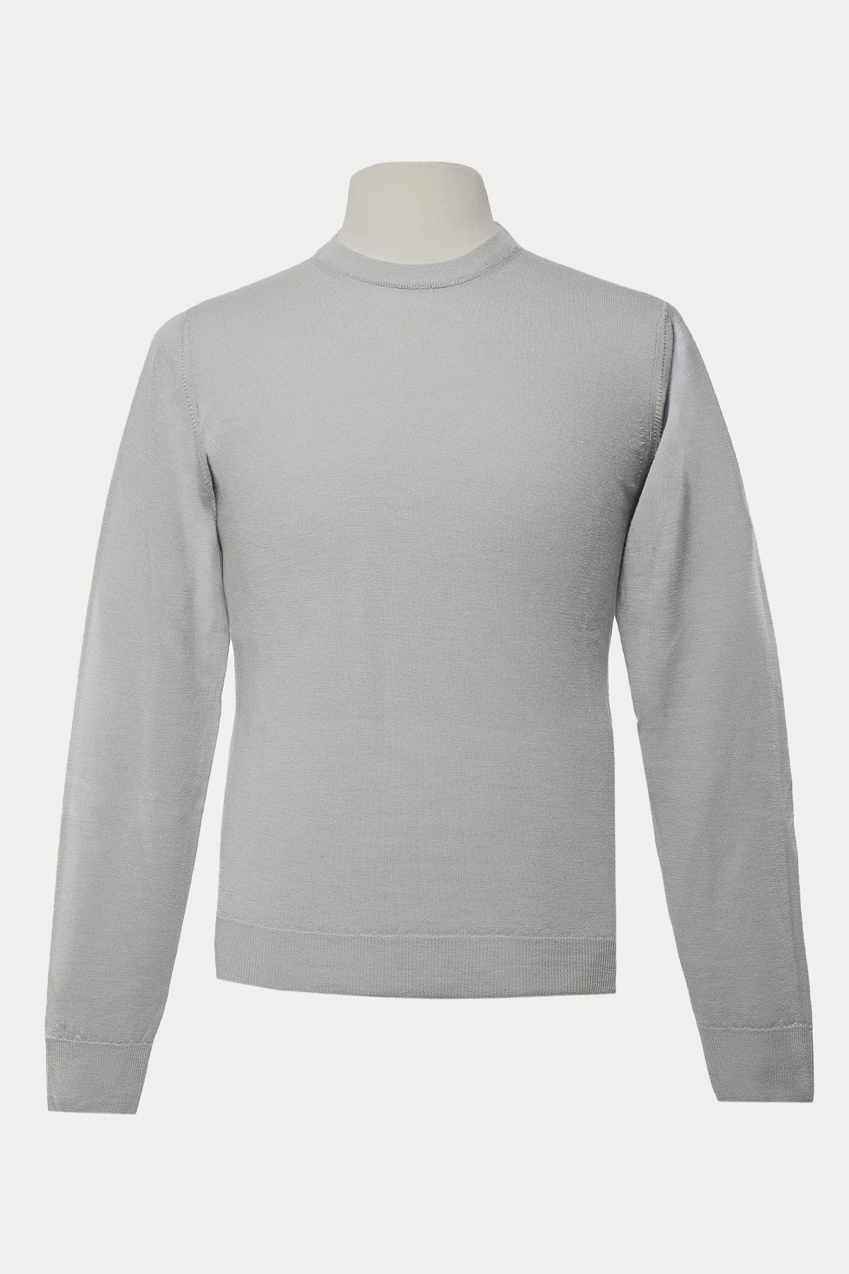 Fradi Yuvarlak Yaka Örgü Yün Triko