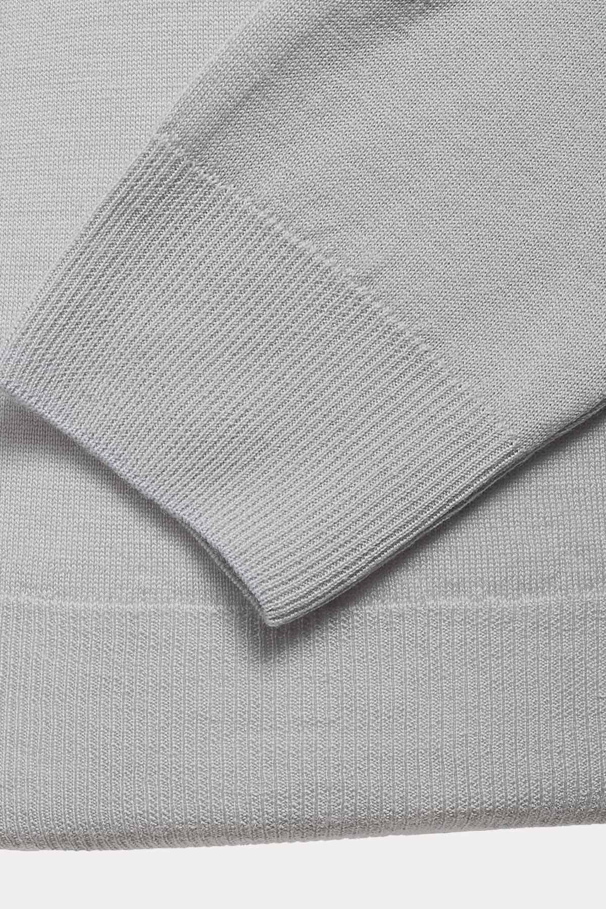 Fradi Yuvarlak Yaka Örgü Yün Triko