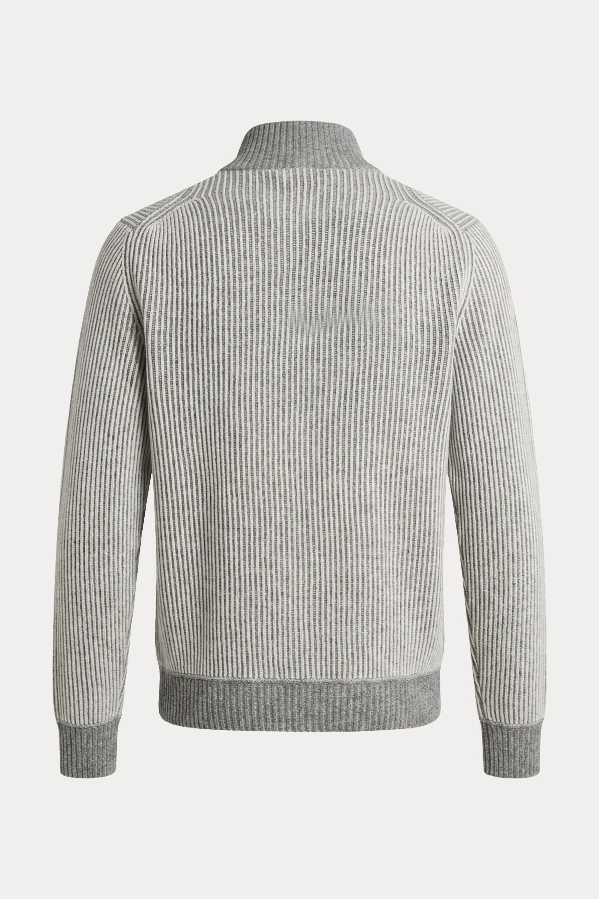 Fradi Dik Yaka Örgü Yün Triko Ceket