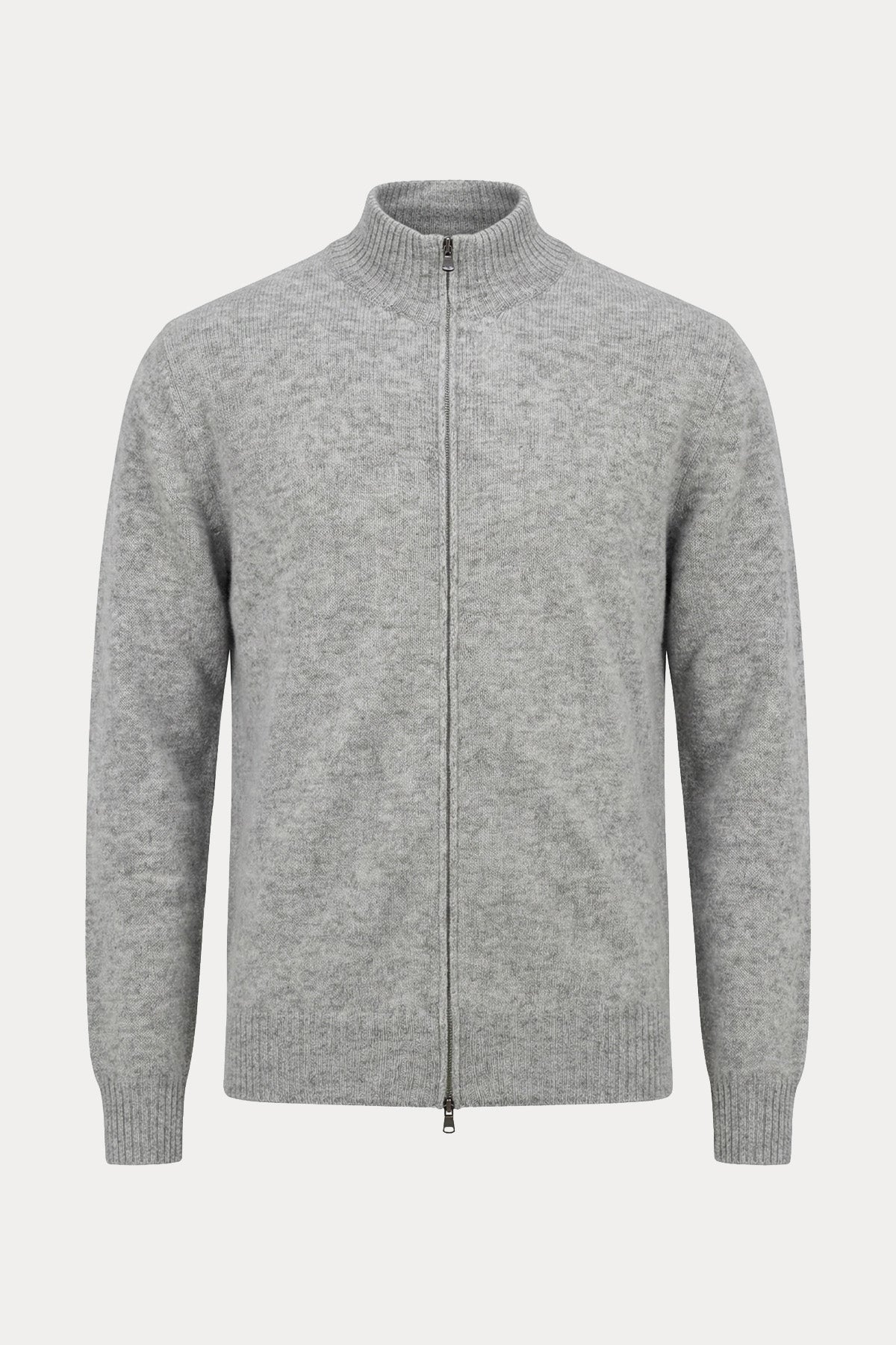 Fradi Dik Yaka Örgü Yün Triko Ceket