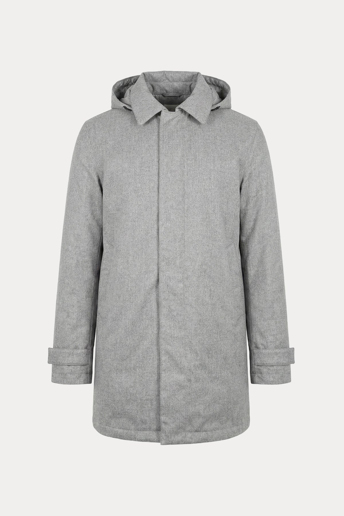 Fradi Gordon Kapüşonlu Yün Trençkot