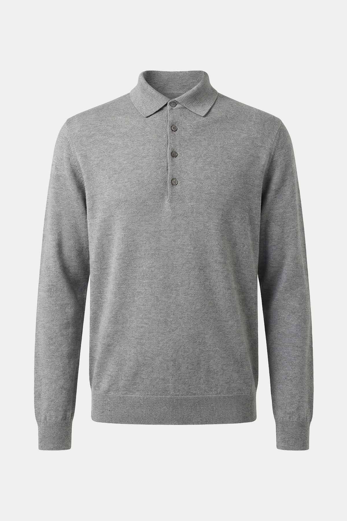 Fradi Slim Fit Polo Yaka İnce Örgü Yün Triko