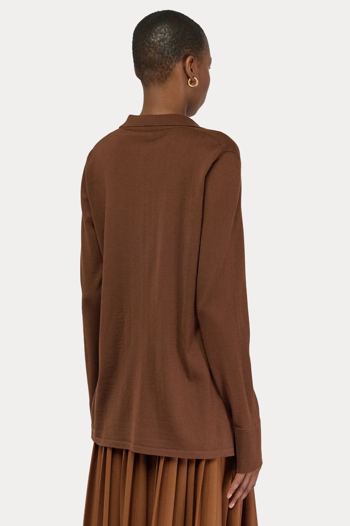 Semicouture Belden Bağlamalı Yün Triko Gömlek