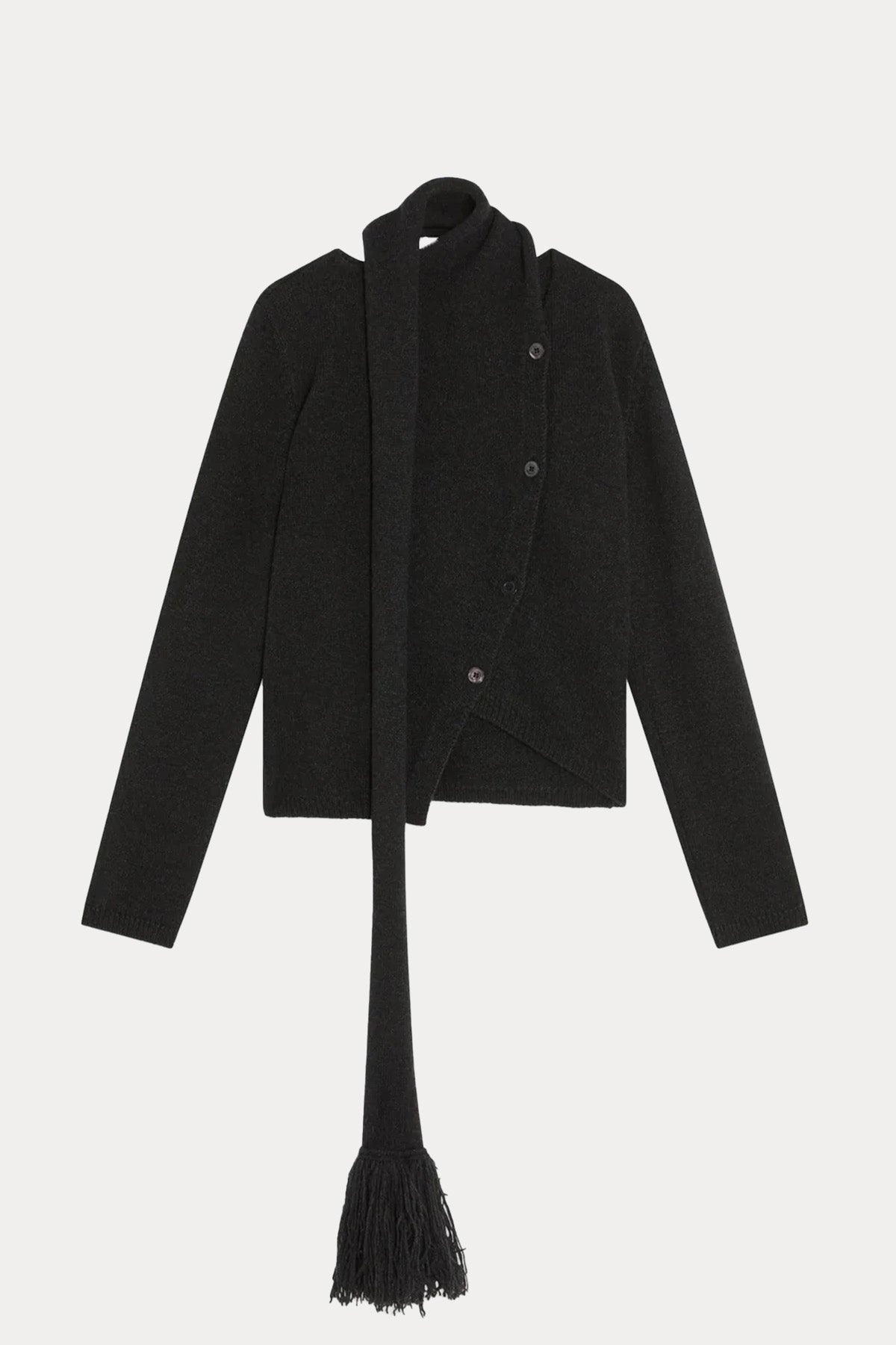 Semicouture Regular Fit Örgü Yün Triko Ceket