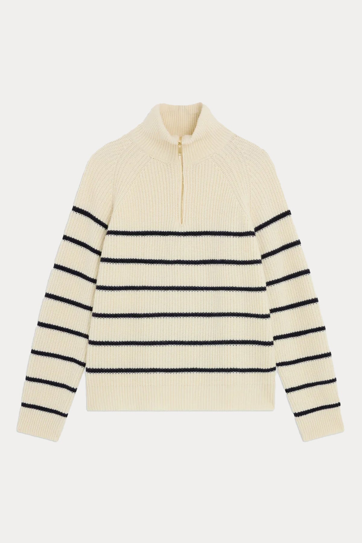 Semicouture Comfort Fit Fermuarlı Dik Yaka Örgü Yün Triko