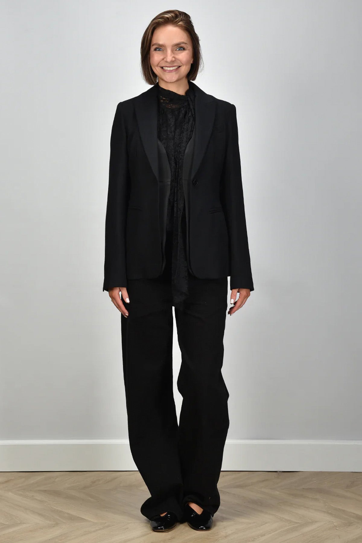 Semicouture Slim Fit Yün Blazer Ceket