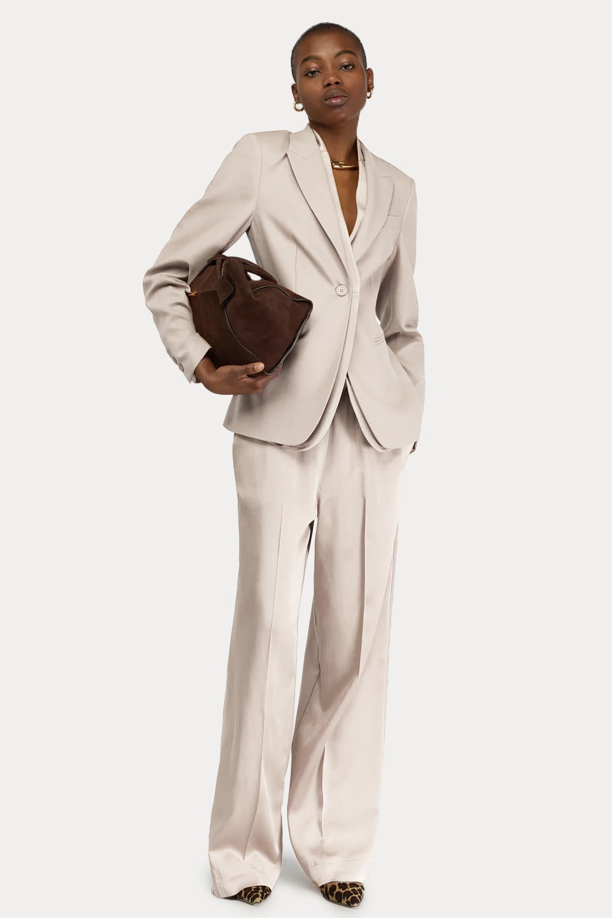 Semicouture Slim Fit Yün Blazer Ceket