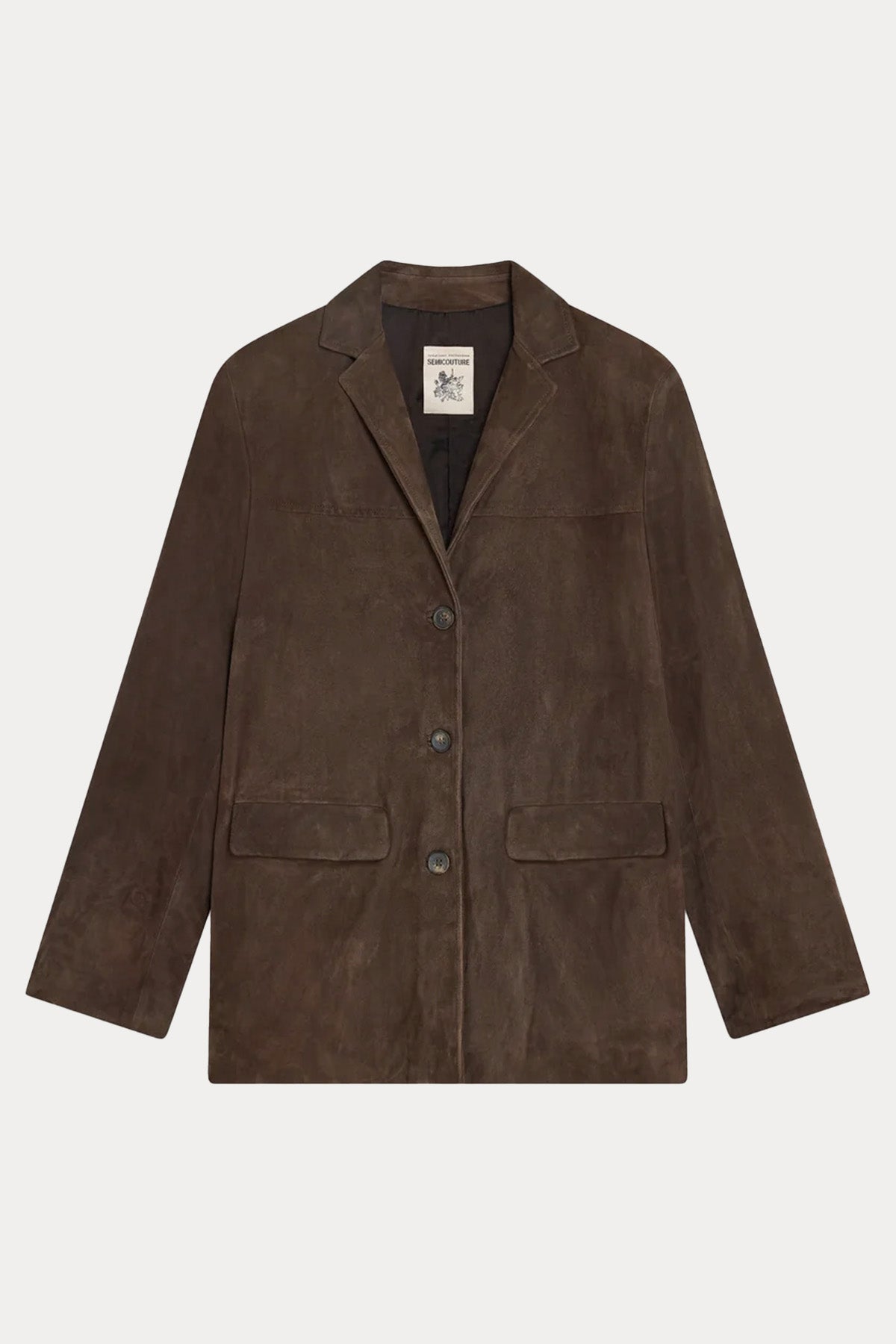 Semicouture Relaxed Fit Süet Ceket
