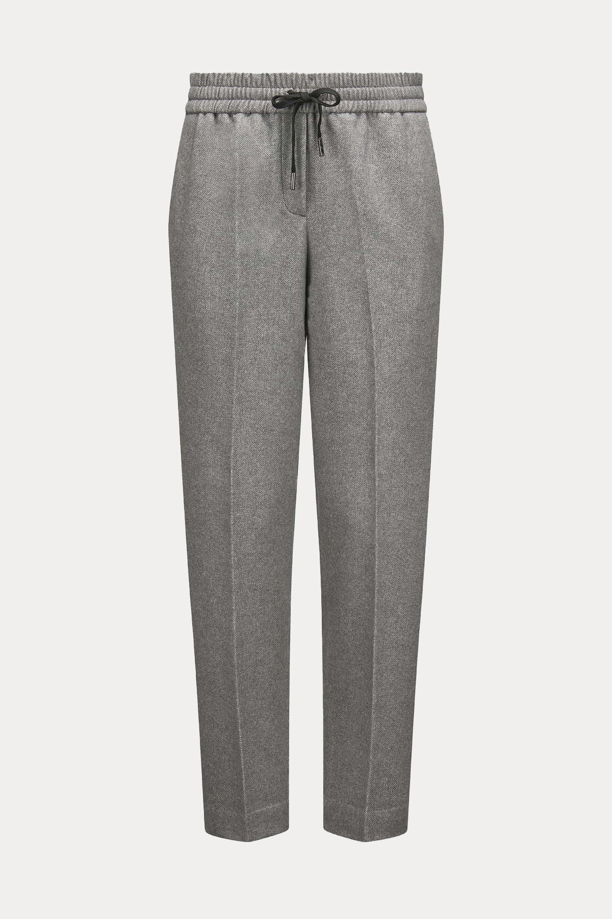 Circolo 1901 Carrot Fit Balıksırtı Desenli Beli Lastikli Streç Pantolon