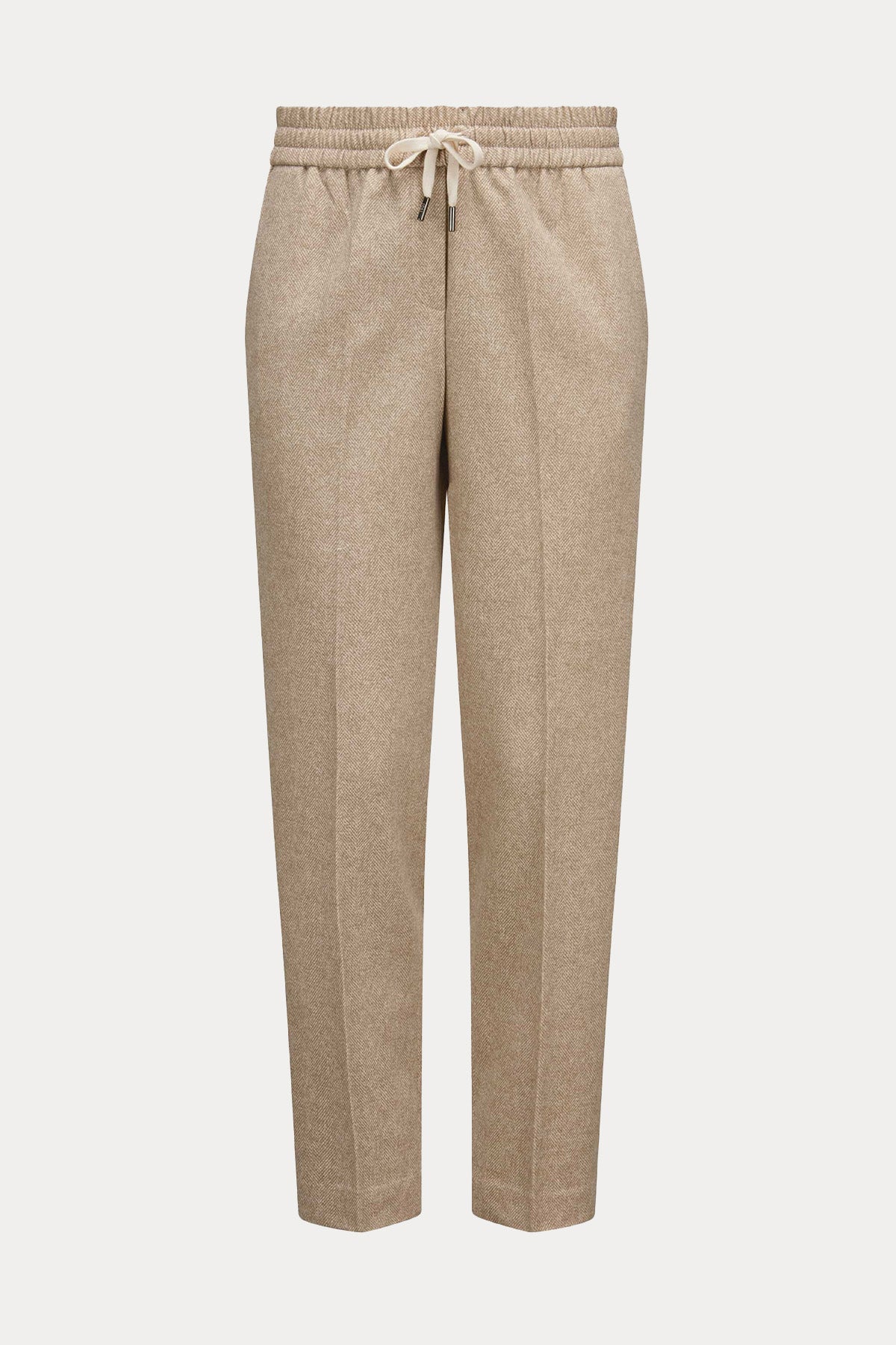 Circolo 1901 Carrot Fit Balıksırtı Desenli Beli Lastikli Streç Pantolon