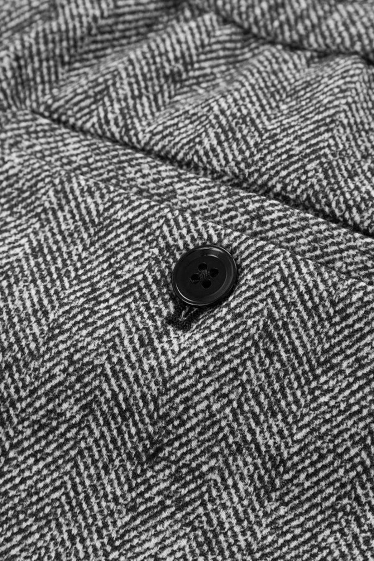 Circolo 1901 Carrot Fit Balıksırtı Desenli Beli Lastikli Streç Pantolon